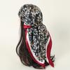 New 90*90cm Leopard Print Luxury Brand Square Silk for Women Foulard Satin Bandana Summer Soft Neckerchief Beach Hair Scarves