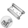 Silver Stainless Steel Two Way Door Hinge Rust Proof and Smooth Movement
