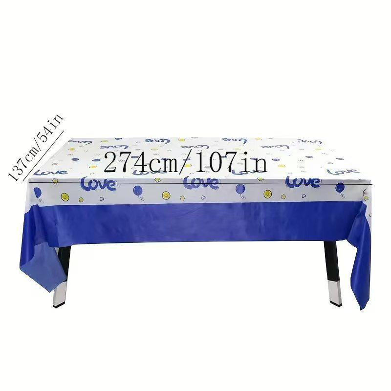 Halloween & Christmas Theme PEVA Tablecloth - Disposable Party Decor