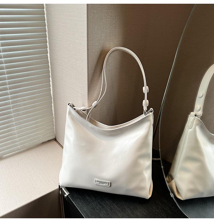 Damentasche für College-Studentinnen Pendler-Tragetasche Umhängetasche großes Fassungsvermögen neu schlicht vielseitig Schultertasche