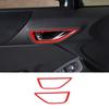 ABS Red Car Inner Door Handle Frame Trim Kit For Toyot-a 86/Subaru BRZ -