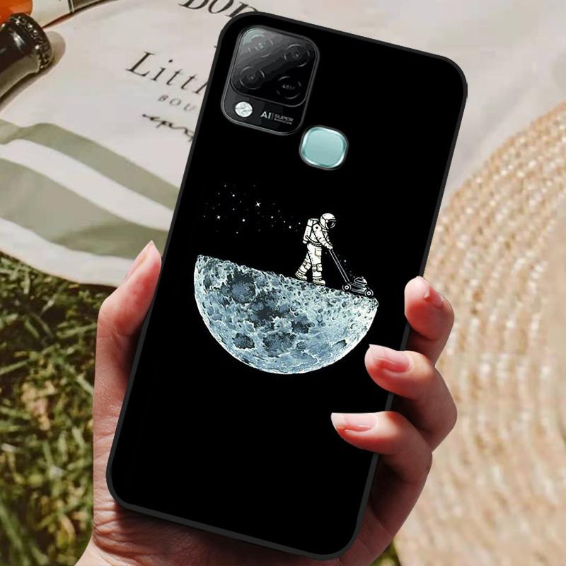 For Infinix Hot 10T Case Phone Cover Soft Silicone TPU Back Cases for Infinix Hot 10S NFC Case X689 Coques Hot10T  Hot10S Fundas