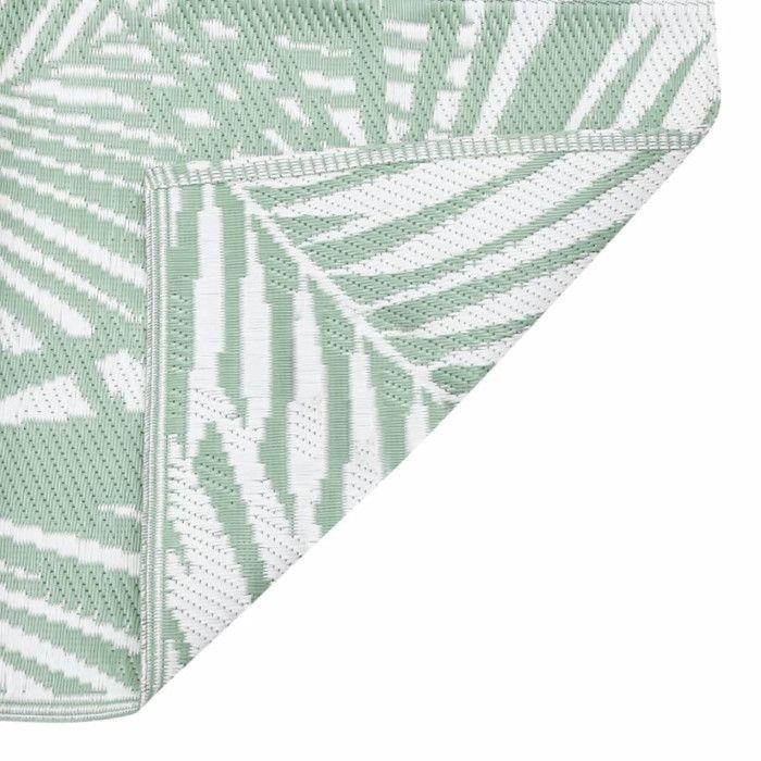 VidaXL Tapis d'Extérieur Moquette de Terrasse Tapis de Balcon Tapis de Patio Moquette d'Intérieur Salle de Séjour Vert 316908
