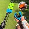 2 Stück Schnellbefestigungs-Angelrutenclip Multifunktionaler Anti-Rutsch-Angelrutenhalter Griff Tackle-Organizer Angelwerkzeuge