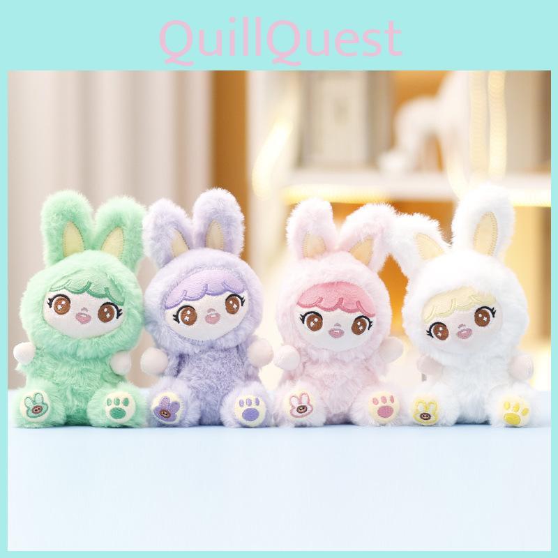 Baby Three Plush Rabbit Keychain Cute Soft Toy For Girls Gift Collectors Item