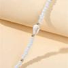 Vintage Shell Pendant Necklace For Women Female Fashion Baroque Geometry Natural Conch White Bead Chain Party Jewely Gift
