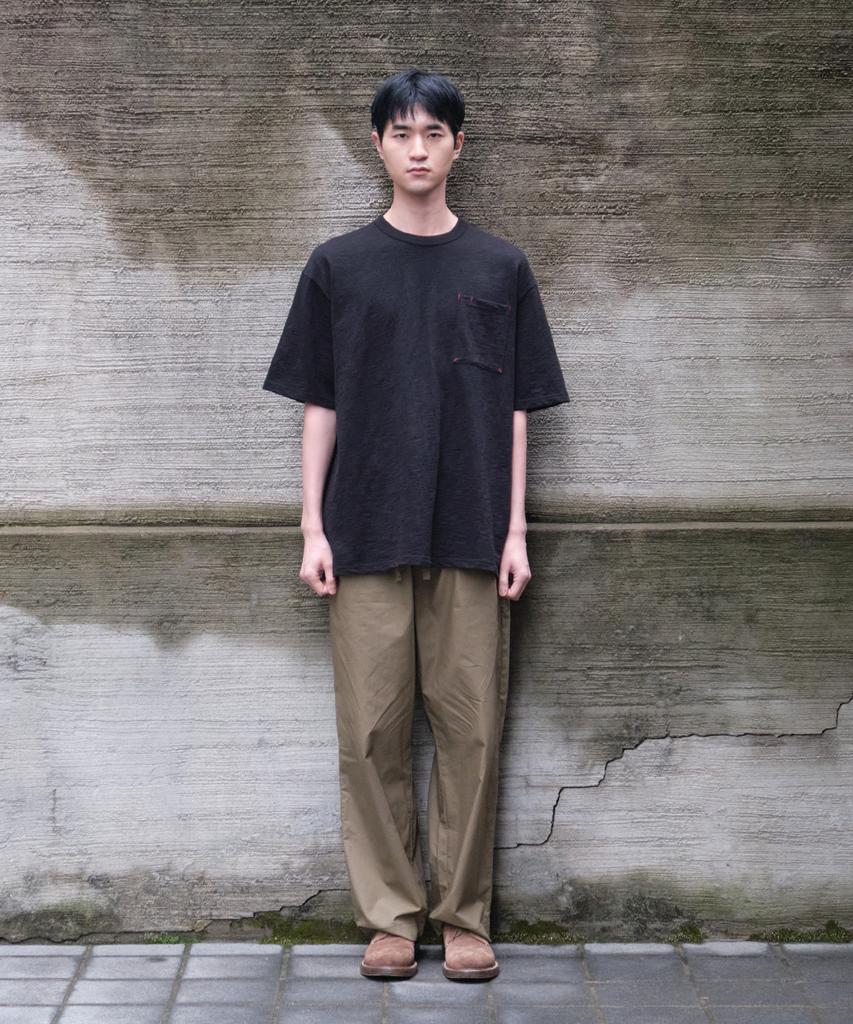 Holliseon Lawrence Slub Short Sleeve T-Shirt Black