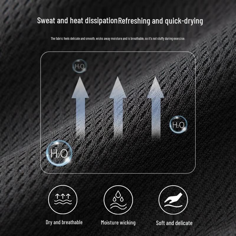 GENIOLAMODE Men's Ice Silk Mesh Quick-Dry Casual Shorts