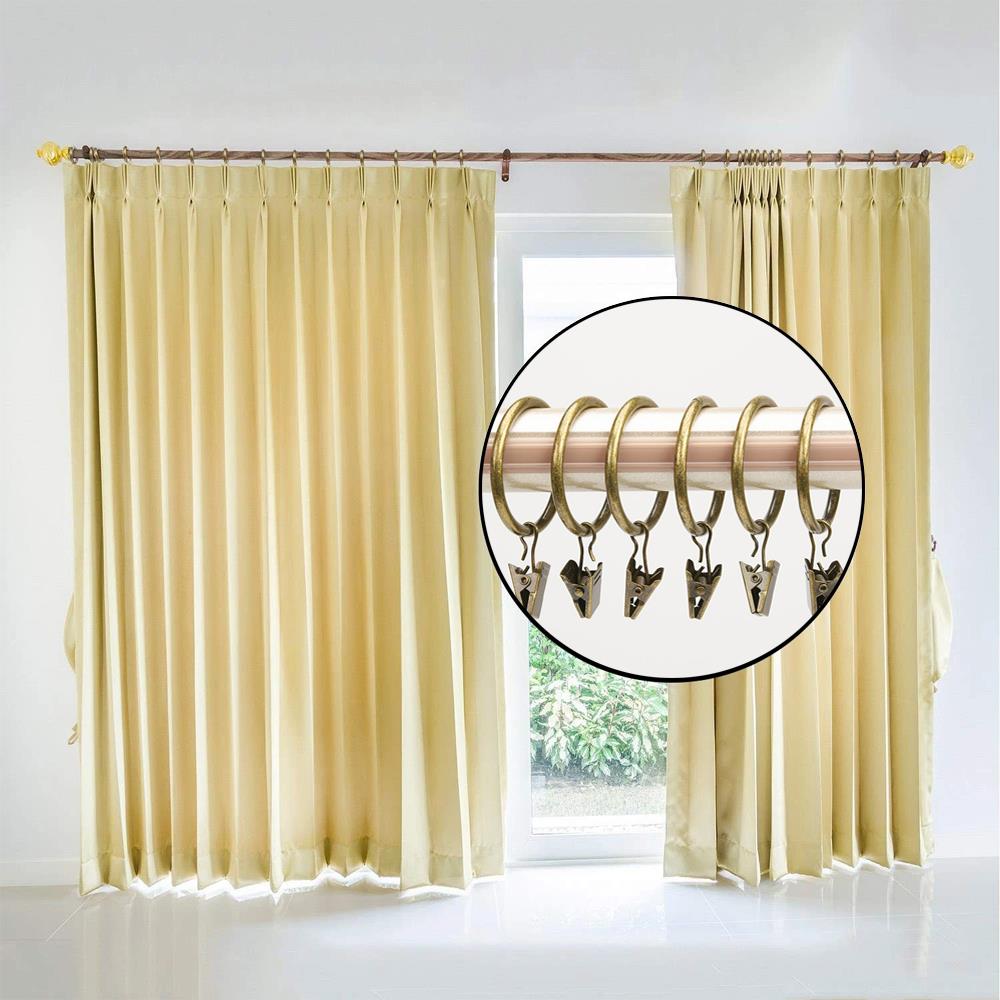 10PCS Metal Curtain Rings Eyelet 38mm Internal Diameter Hanging Hooks Curtain Accessories Durable Window Curtain Hook Clips