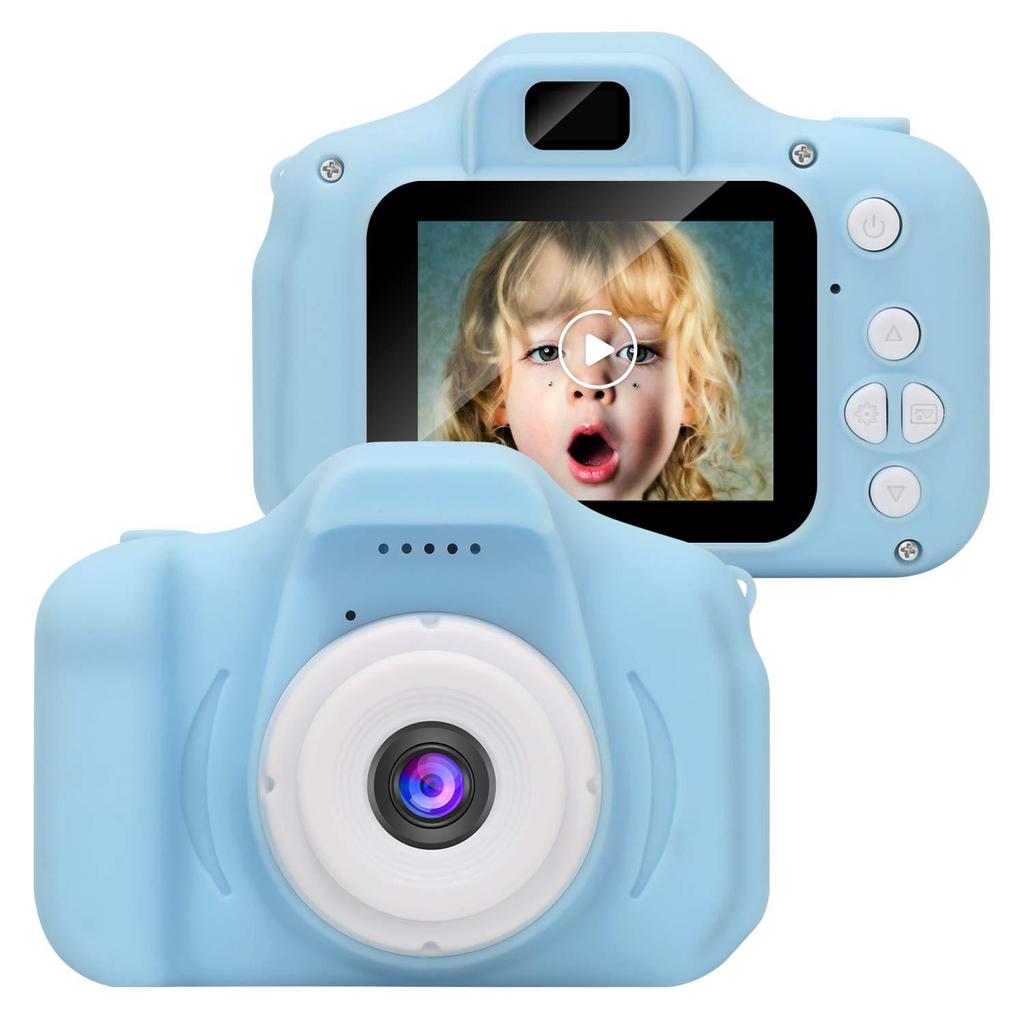Kolip Kids Digital Video Camera, Mini Rechargeable Children Camera, Shockproof 8MP HD Toddler Cameras Child Camcorder