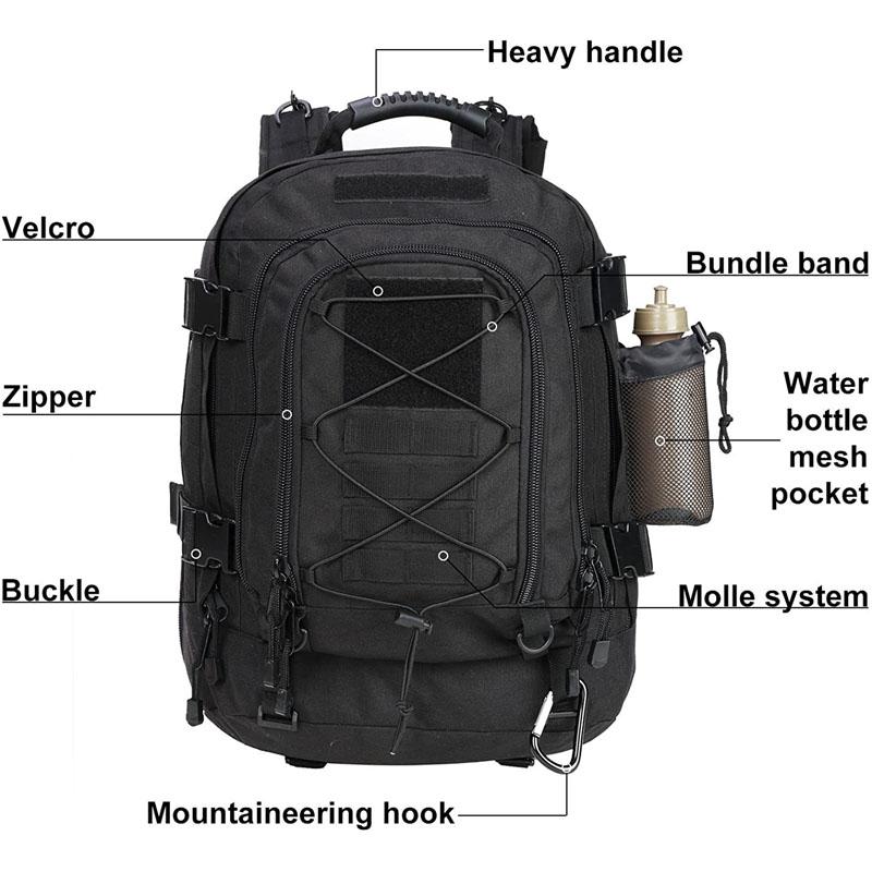 Multifunctional Outdoor Backpack Mountaineering Hiking Cycling Sports Backpack Unisex