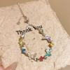 Glazed Symphony~ Butterfly bracelet women's new summer light luxury niche exquisite color bracelet jewelry tide