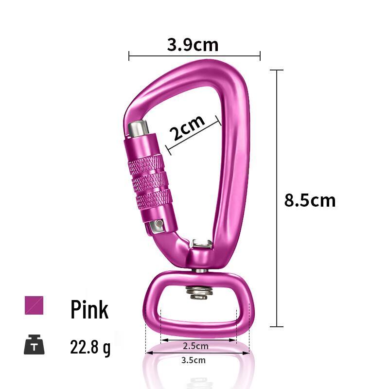 OLOMM Aviation Aluminum Rotating Self-locking Hook 1