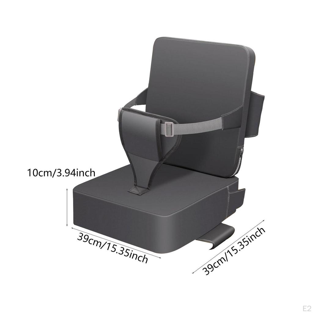 Siedzisko podwyższające do stołu jadalnego Przenośna podkładka na krzesełko do karmienia Dzieci Dzieci 39cmx39cmx10cm Ciemny