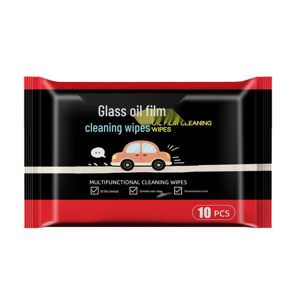 Car Glass Oil Film Removal Wipes - No-Wash Windshield & Interior Cleaner