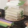 Large Capacity Wonton Storage Box Quick Freezing Dumpling Box Food Storage Container  Kitchen