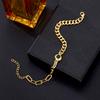 Personalisierte rhodium- oder goldbeschichtete Messing-Gliederkette Foto-Projektionsarmband