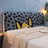 Cartoon Bedside Cover Cat Pattern Headboard Cover Washable Bed Head Cover  Decoration