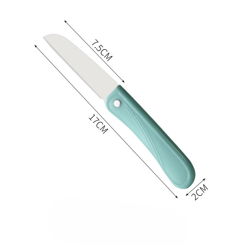 Stainless Steel Folding Fruit Knife Household Portable Portable Small Shaving Knife Kitchen Knife Paring Knife Melon and Fruit Knife