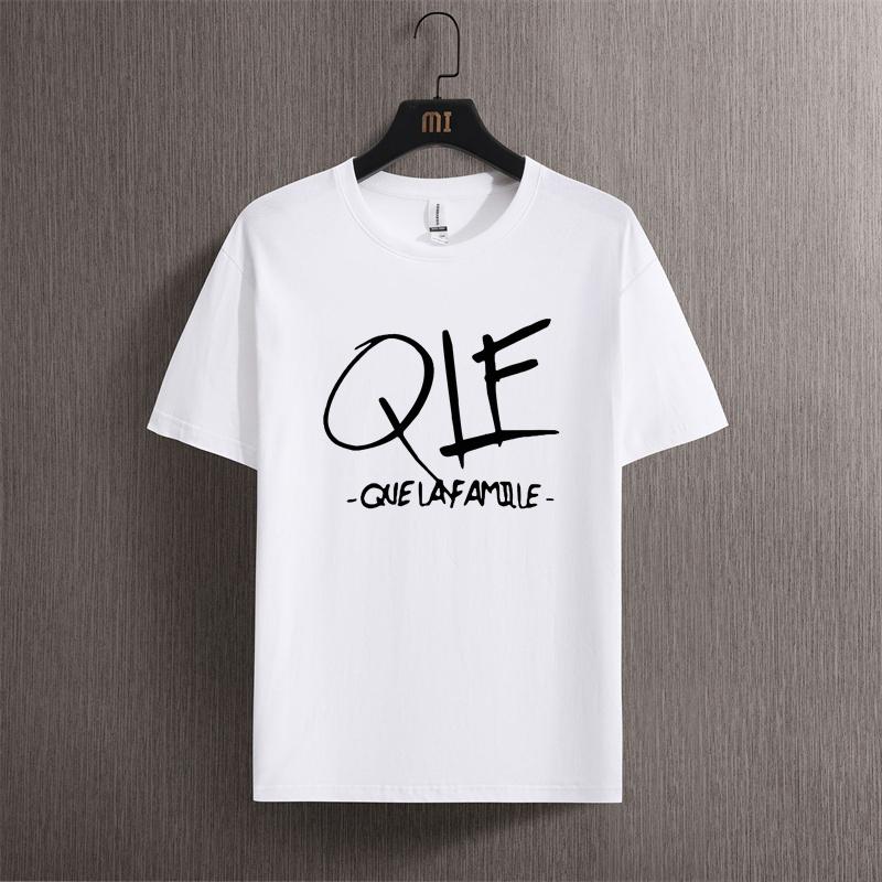 Man Cotton T Shirt Personnalise Chanteur Qlf Que La Famille Chanson Musique N007 Printed T-shirt Woman Vintage Shirts