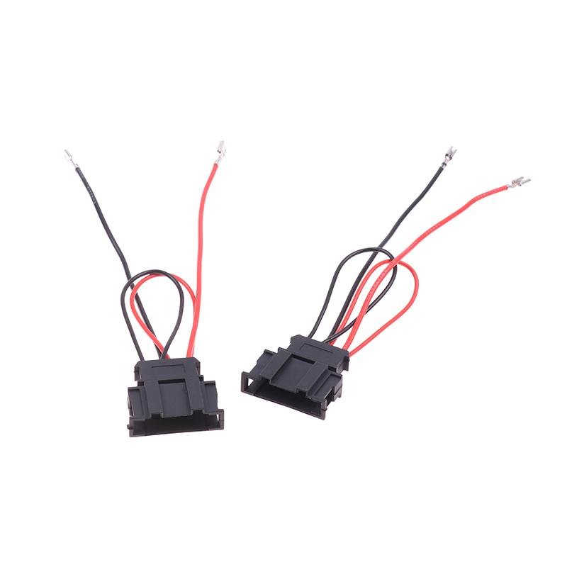 2Pcs Car Speaker Wire Harness Adaptor Vehicle For Golf For Seat For Vw Passat