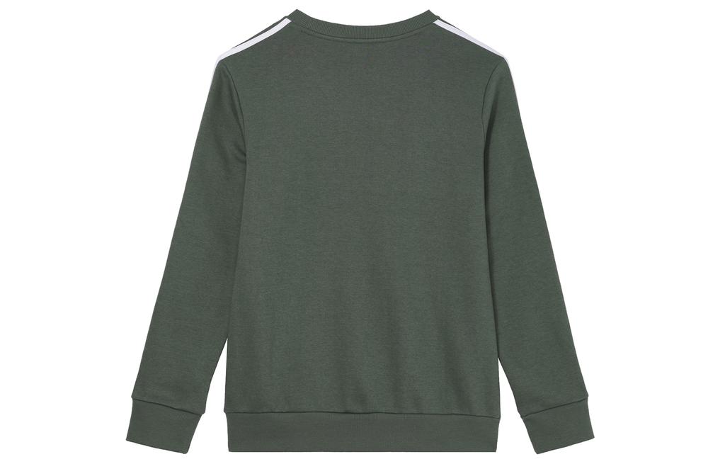 adidas Sweatshirt à col rond et manches longues rayures sportives rétro épais doublé polaire pour femme FW24 HM1930