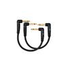 D'Addario Custom Series Patch Cables (Shielded Cables) - Set of 2 (PW-PRA-205) (15cm L-L)