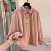 2026 Early Spring Women's Elegant Long Sleeve Cotton Gauze Shirt