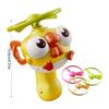 Bamboo Dragonfly Pull-Start Flying Disc for Kids Outdoor Parent-Child Interactive Toy