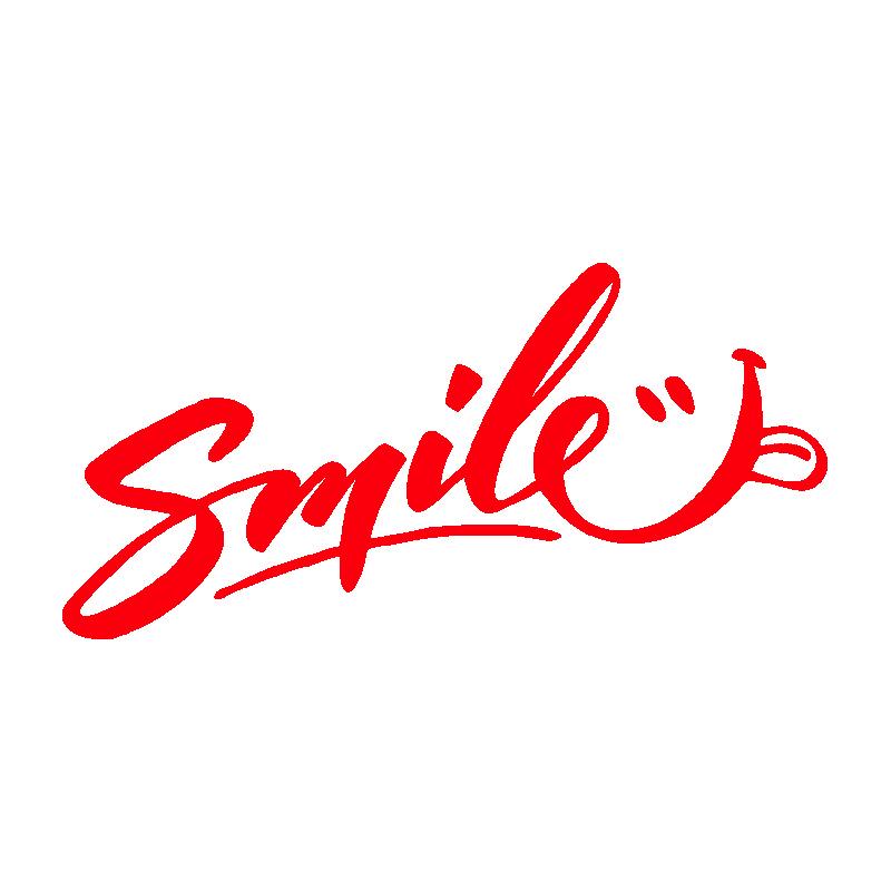 Smiley Face Car Sticker: Creative Personality Fun Decal for Car Body, Tail, and Window Decoration