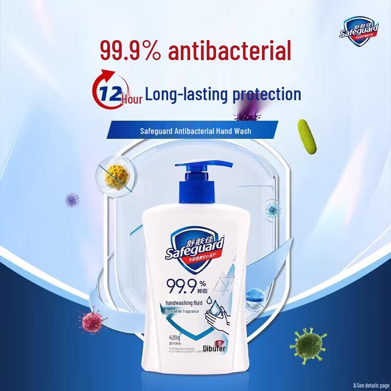 Safeguard Antibacterial Hand Wash (420g x 2)