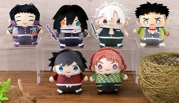 Sanemi Shinazugawa Plyšová hračka Mamemate, Verze Trénink Pilířů. Oficiální zboží Demon Slayer