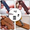 Winova Leather Craft Stamping 36 Stamps with Alphabet and Number Punch In Gothic for Handmade Leather Set Font, 6.5mm, Goods.