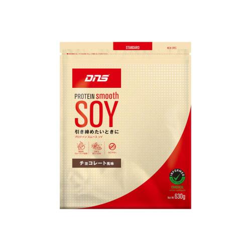 DNS Protein Smooth Soy, Chocolate Flavor, 630g (approx. 24 servings), Made in Japan, Plant-Based Sweetener, Diet, Toning, Health, Soy Protein, Athlete