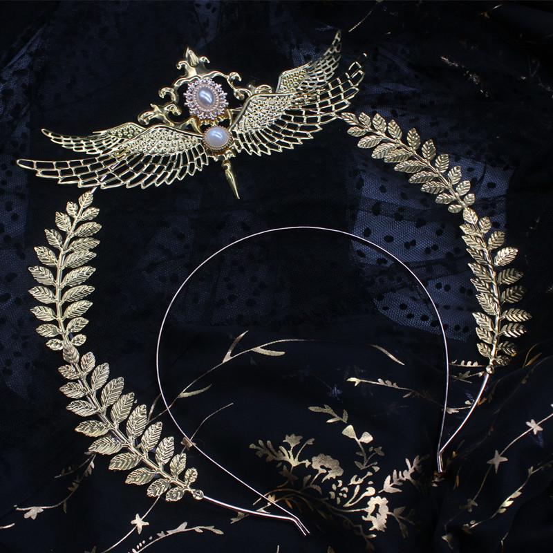 DIY Lolita Heiligenschein Krone Kit - Selbstgemachtes Kopfschmuckzubehör für Fotoalben