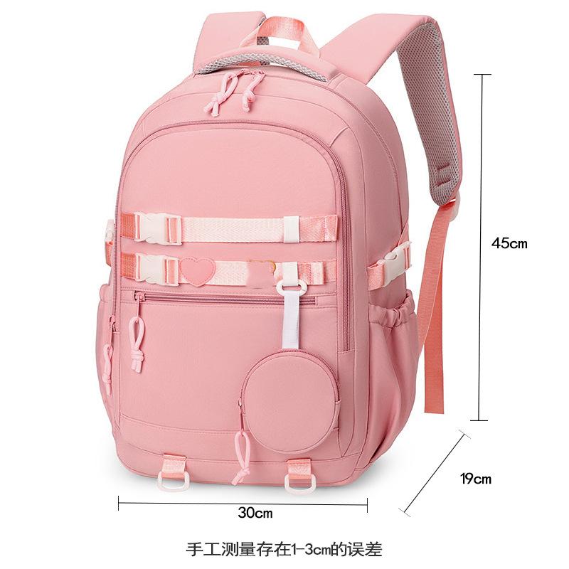 Kapibara Has the Same Printed Fashionable Children's Schoolbag, Student Burden Reduction Backpack, Large Capacity and Light Spine Protection.
