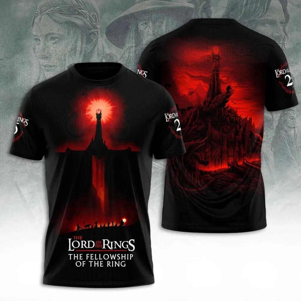 The Lord of the Rings The Fellowship Of The Ring AOP 3D T-Shirt M838 S