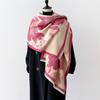 Neues Luxusdesign Winter Doppelseitige Kaschmir Jacquard Schals Hohe Qualität Damen Verdicken Wickelschal Damen Wolle Pashmina Schal