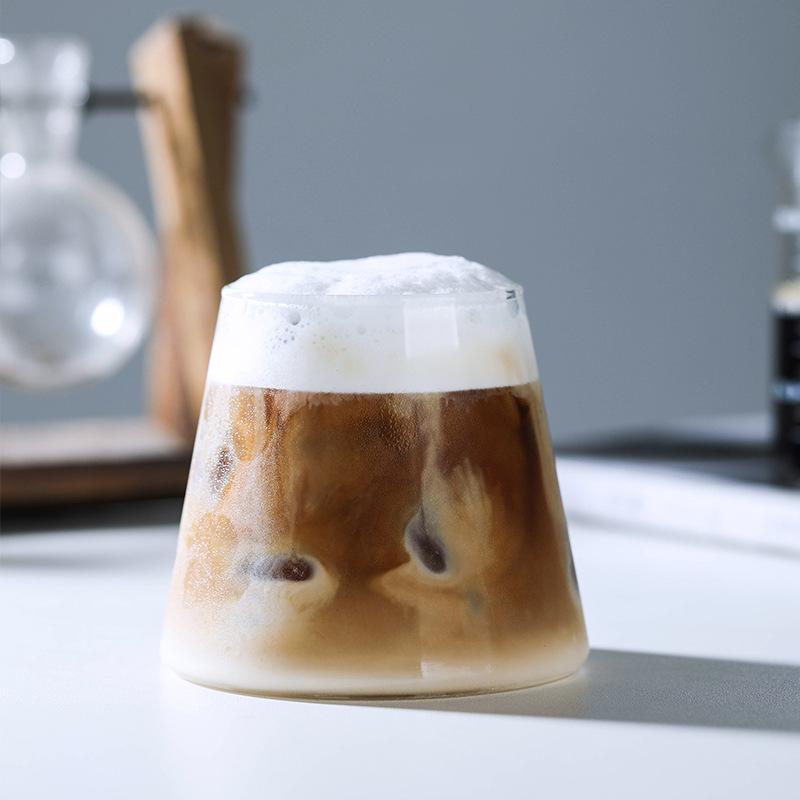 Simple Thickened Single-Layer Cup Transparent Household Juice Beverage Cup High Borosilicate Glass Cold Drink Cup High Temperature Resistant Glass