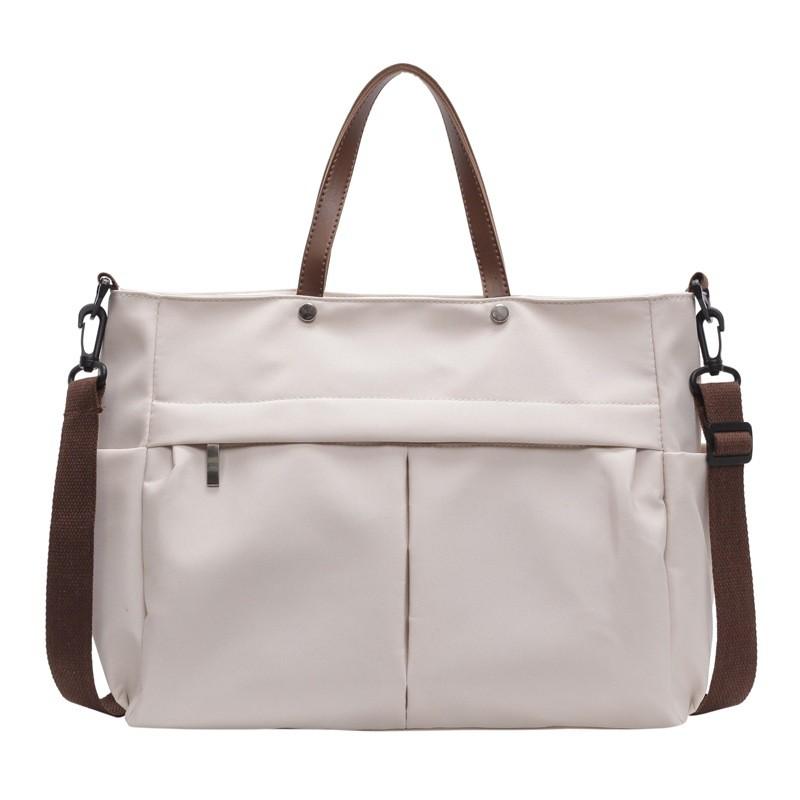 Stylish Nylon Shoulder Bag For Women Large Capacity Tote Business And Casual Use