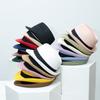 Spring Summer New Fedora Hat for Men Women, British Style Jazz Cap, Outdoor Travel Sun Protection Straw Hat