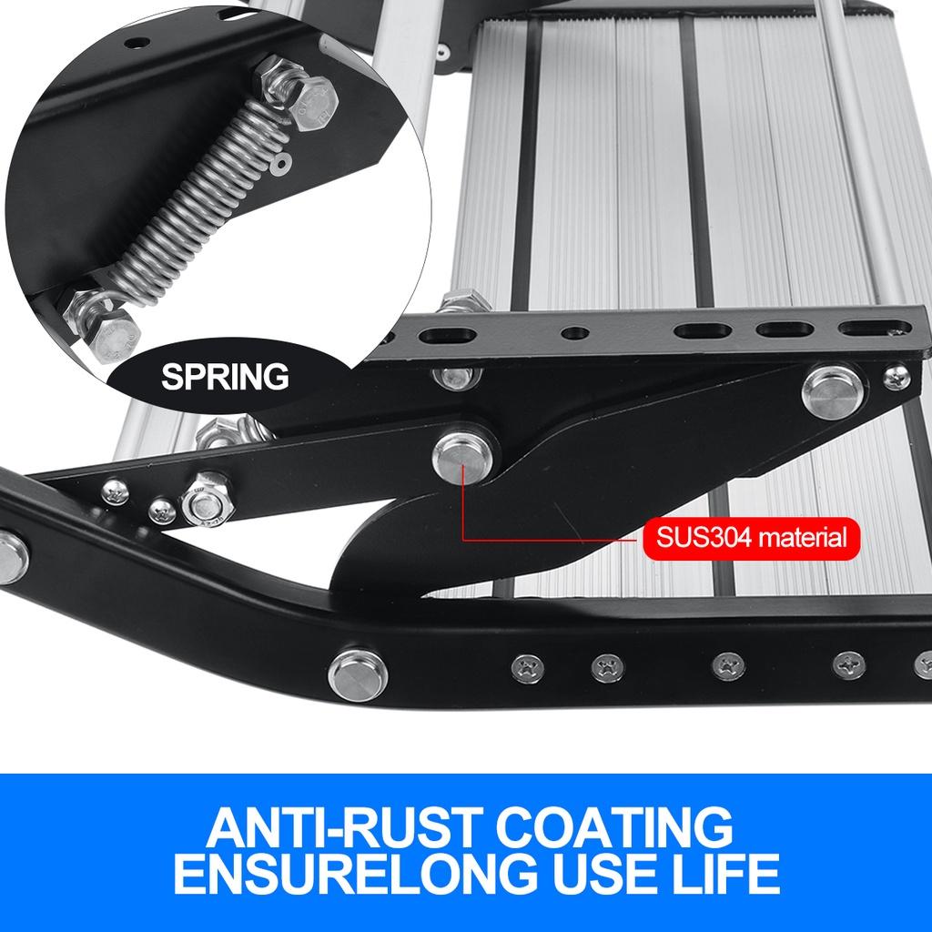 Aluminium Steel Manual Caravan RV Camper Motorhome High-strength Carbon Steel New Single/Double Pull Out Step