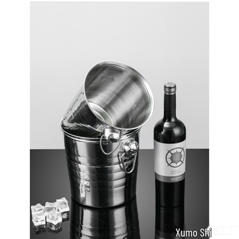 Stainless Steel Ice Bucket for Bar - Champagne & Beer Cooler