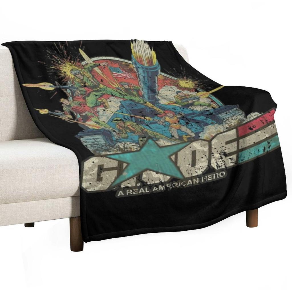 Real American Heroes Throw Blanket Picnic Soft Beds Hair Bed covers Blankets
