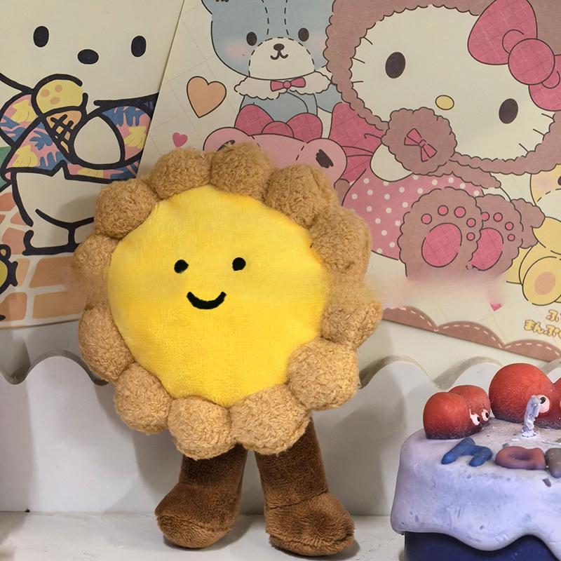 

Плюшевый кулон в виде яичного тарта с глазами-бусинками, женский, милый, имитация, серия десертов, плюшевая кукла-подвеска, мягкие плюшевые игрушки, брелок для рюкзака