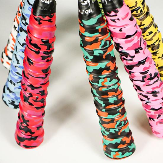 Tennis Racket Badminton Racket Grip Tape Overgrip Bright Color Anti-Slip Sweat Absorbent Tennis Racket Grip Sports Supplies