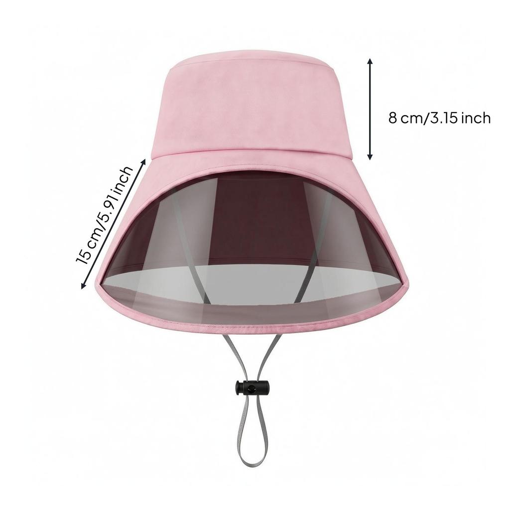 Gust-Resistant Sun Hat with Visor | Comfortable, guarding, Headwear, for Beach