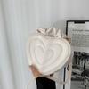 Luxury Quilted Handle Women PU Leather Shoulder Bag Fashion Heart Solid Color Crossbody Bag