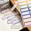 27pcs Square Erasable Tag Board Nine Colors Refrigerator Message Whiteboard  School