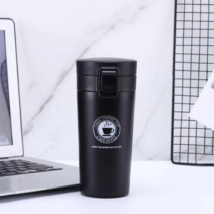 

High-quality 304 Stainless Steel Double Wall Vacuum Portable Thermal Coffee Cup Wholesale Coffee Black